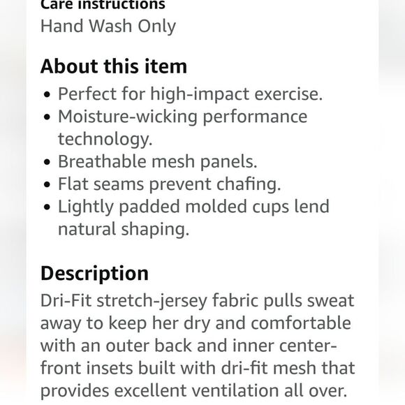 Nike High Compression/Support Swoosh Sports Bra - Picture 4 of 6